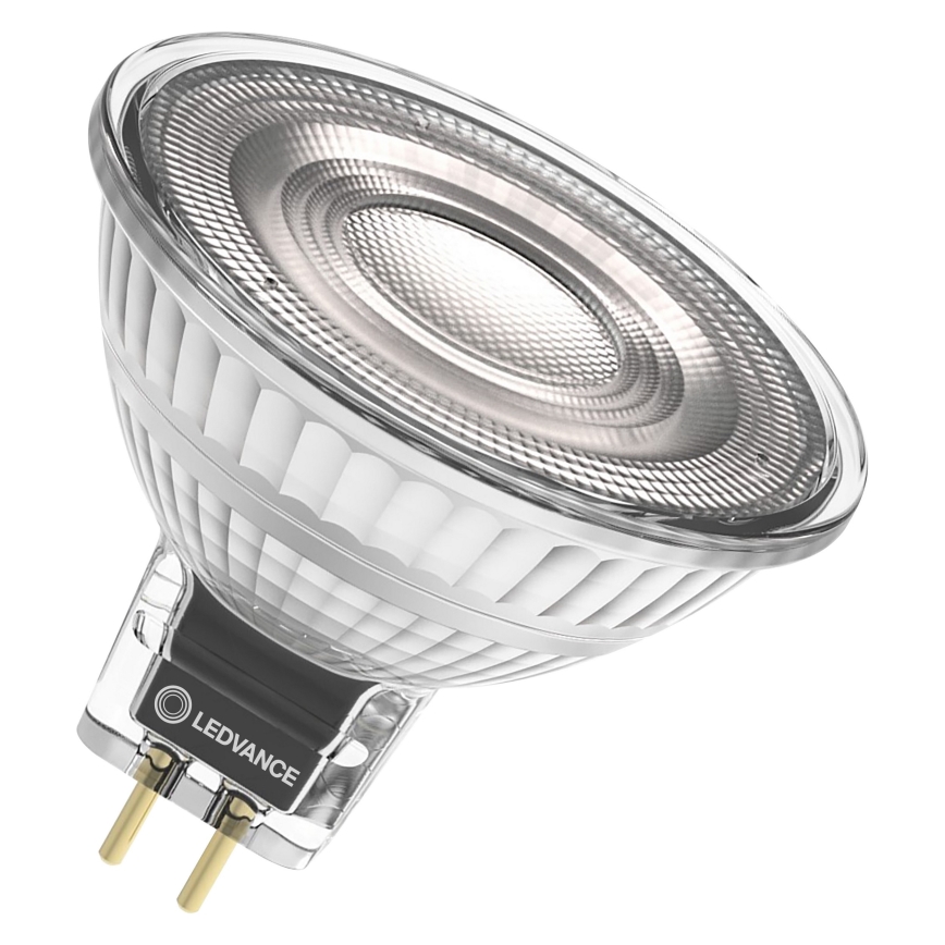 Ampoule LED réflecteur dimmable MR16 GU5,3/5,3W/12V 3000K 36° CRI 97 - Ledvance