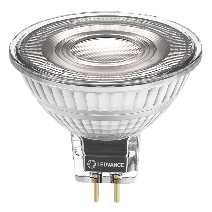 Ampoule LED dimmable réflecteur MR16 GU5,3/5,3W/12V 2700K 36° IRC 97 - Ledvance
