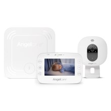 Angelcare - Lot Moniteur de respiration 16x16 cm + babyphone vidéo USB