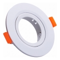 Anneau de finition pour spot encastré GU10 Ø 9 cm, blanc