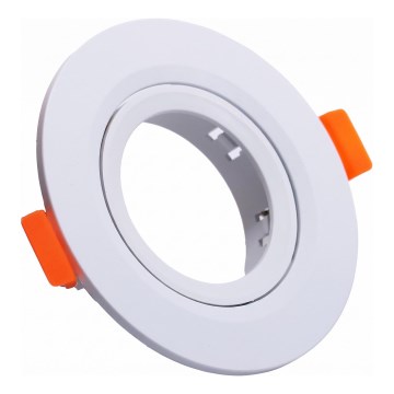 Anneau de finition pour spot encastré GU10 Ø 9 cm, blanc