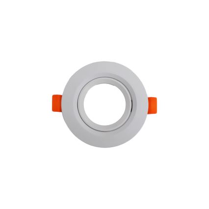 Anneau de finition pour spot encastré GU10 Ø 9 cm, blanc