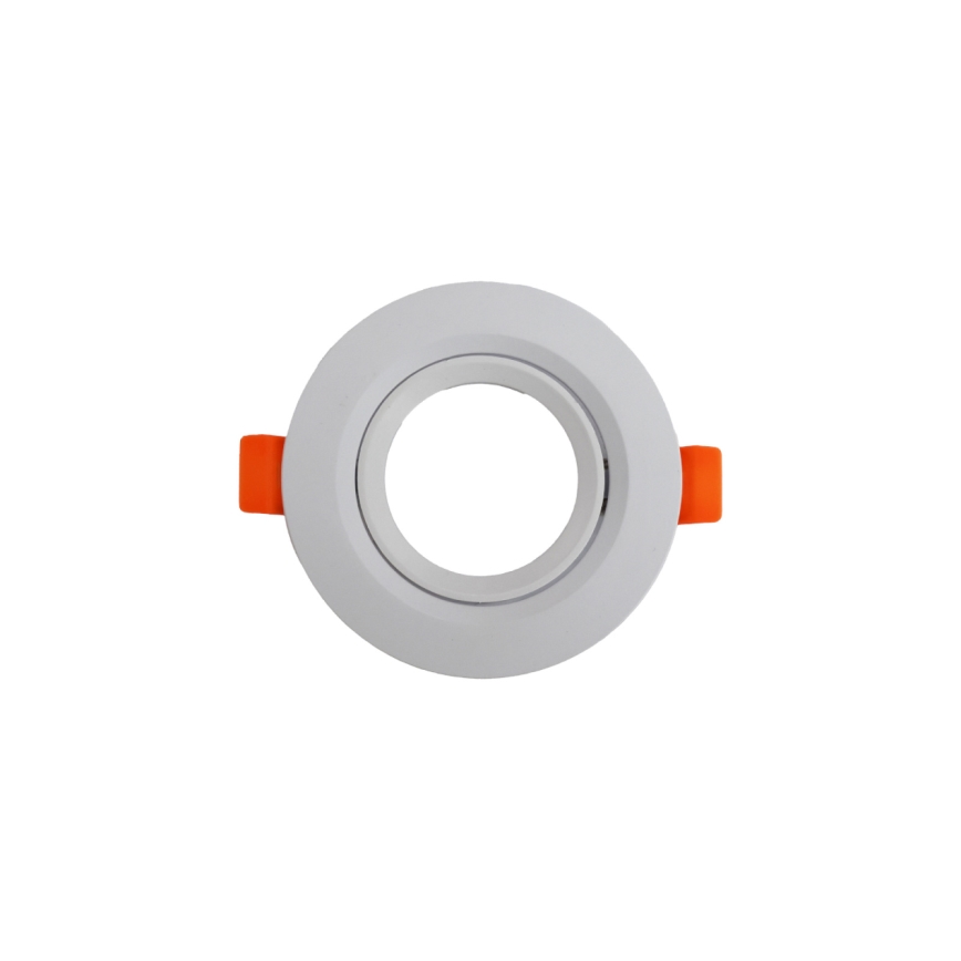 Anneau de finition pour spot encastré GU10 Ø 9 cm, blanc