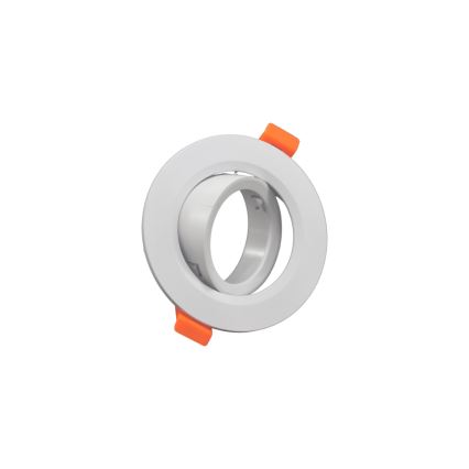 Anneau de finition pour spot encastré GU10 Ø 9 cm, blanc