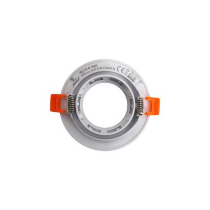 Anneau de finition pour spot encastré GU10 Ø 9 cm, blanc