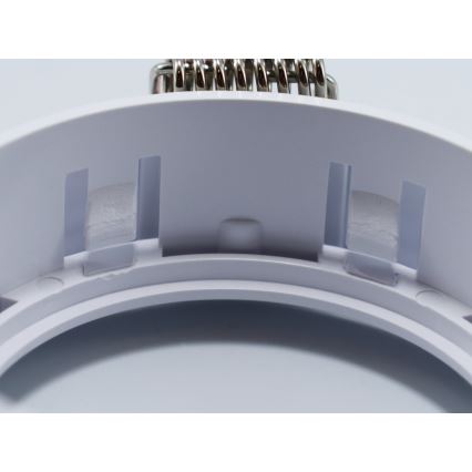 Anneau de finition pour spot encastré GU10 Ø 9 cm, blanc