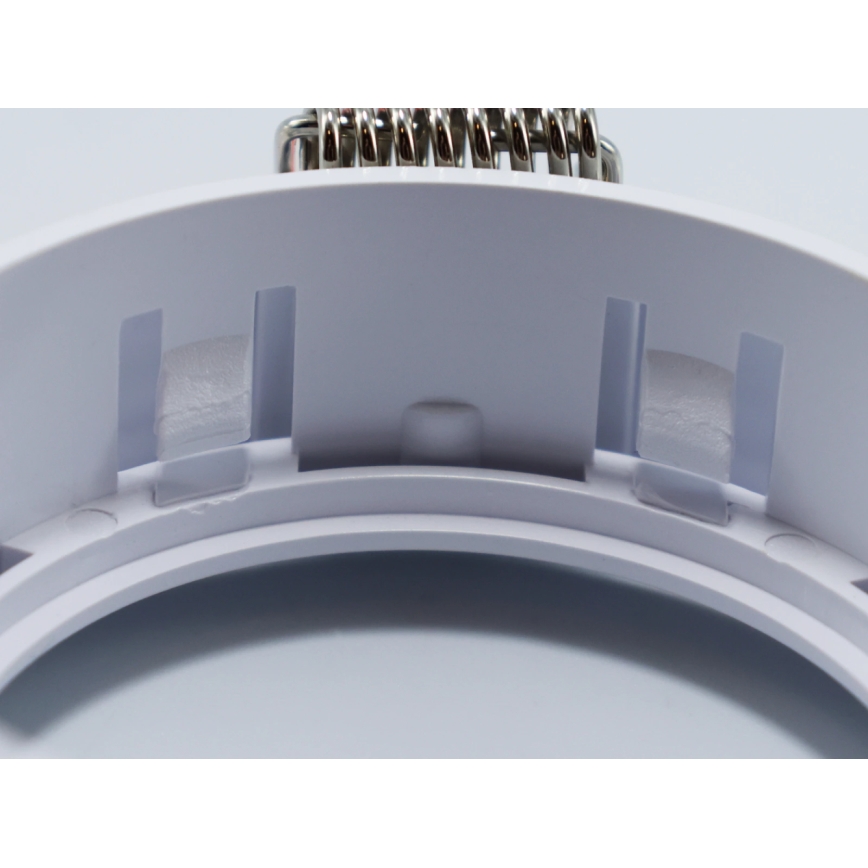 Anneau de finition pour spot encastré GU10 Ø 9 cm, blanc