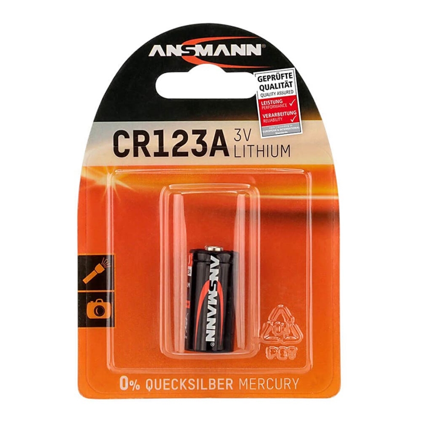 Ansmann 04006 - CR123A - Pile lithium 3V