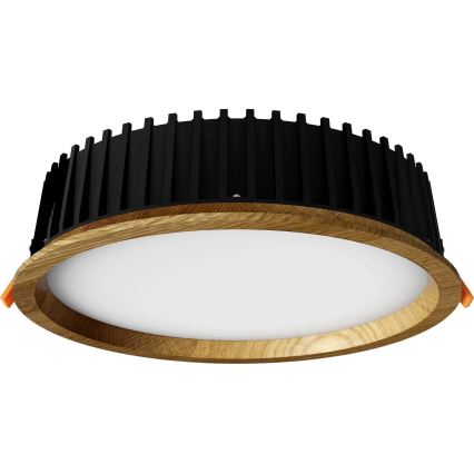 APLED - Spot encastrable LED RONDO WOODLINE LED/18W/230V 3000K d. 26 cm chêne bois massif