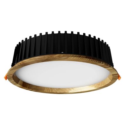 APLED - Spot encastrable LED RONDO WOODLINE LED/18W/230V 4000K d. 26 cm frêne bois massif