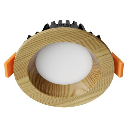 APLED - Spot encastrable LED RONDO WOODLINE LED/3W/230V 3000K d. 9 cm pin bois massif