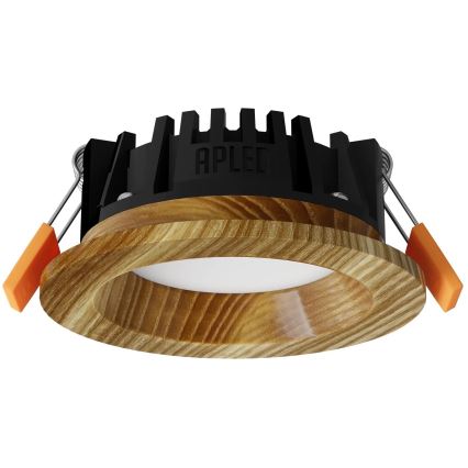 APLED - Spot encastrable LED RONDO WOODLINE LED/3W/230V 4000K d. 9 cm frêne bois massif