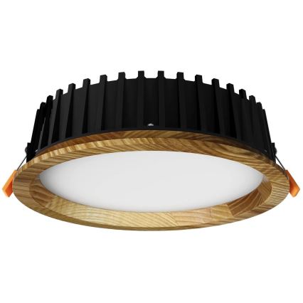 APLED - Spot encastrable LED RONDO WOODLINE LED/6W/230V 4000K d. 15 cm frêne bois massif