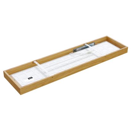 APLED - Panneau monté en surface QUADRA LED/42W/230V chêne