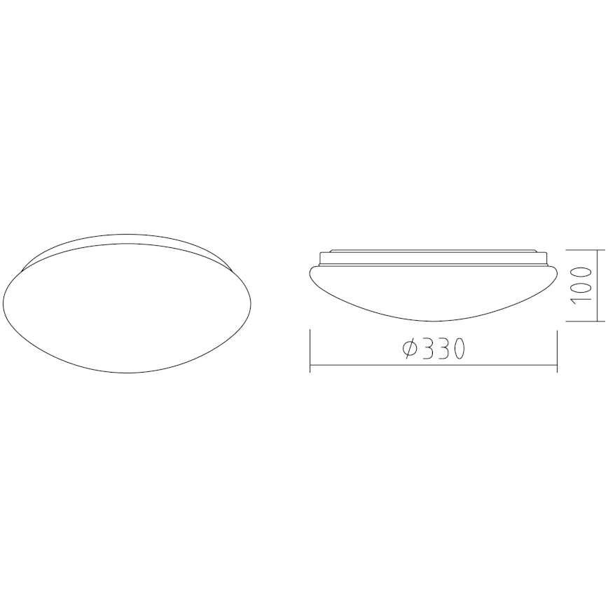 APLED - Plafonnier LED avec détecteur LENS P TRICOLOR LED/18W/230V IP44 2700 - 6500K 1210lm