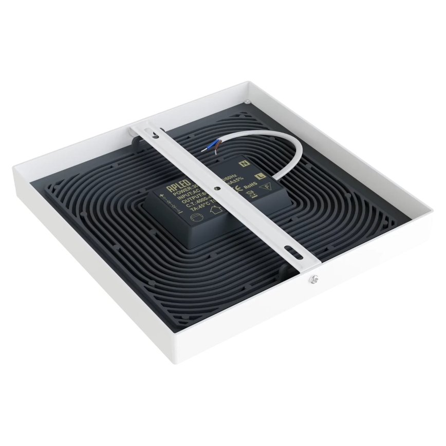 APLED - Plafonnier SQUARE LED/30W/230V 22x22 cm blanc