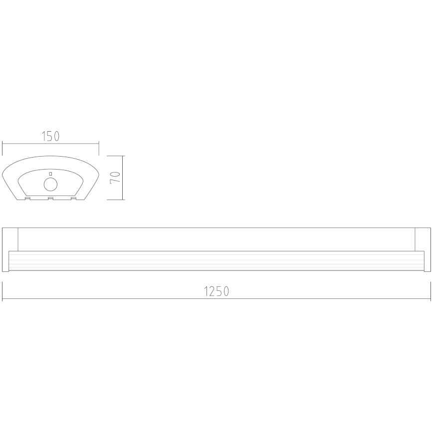 APLED - Plafonnier TROUT LED/72W/230V 4000K