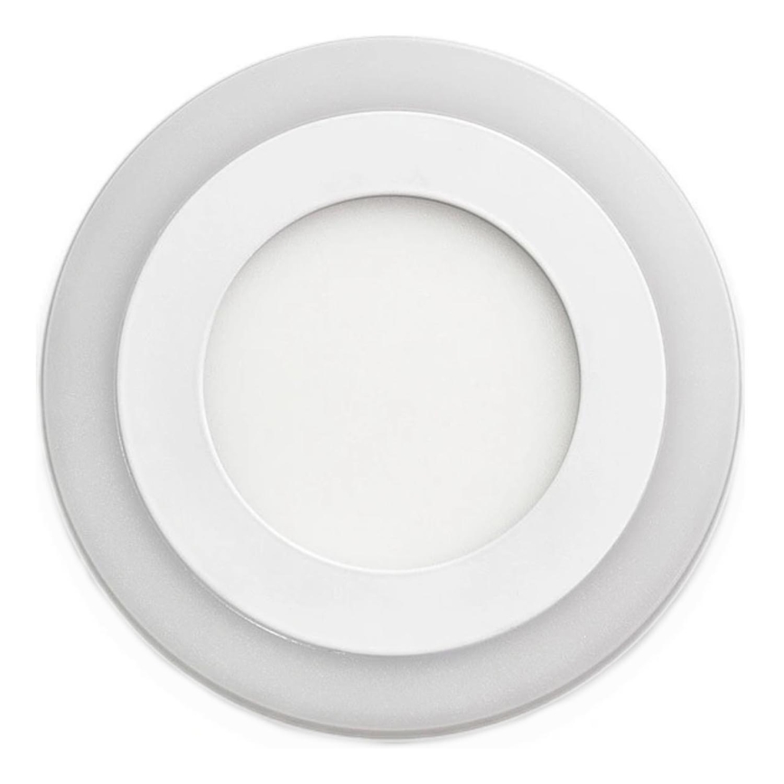 APLED - Spot encastrable de salle de bain RONDO DUO LED/4W + LED/12W/230V IP41 3000/4000K d. 19,5 cm blanc
