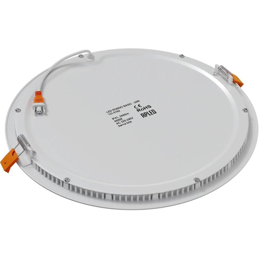 APLED - Spot encastrable de salle de bain RONDO LED/24W/230V IP40 d. 30 cm blanc