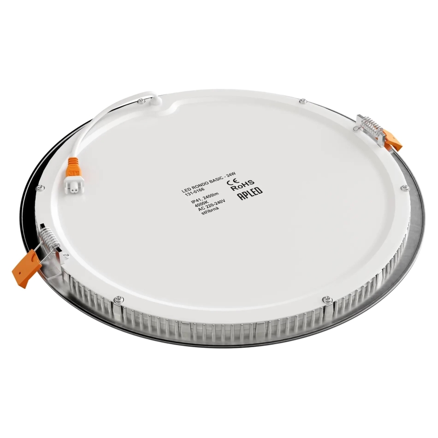 APLED - Spot encastrable de salle de bain RONDO LED/24W/230V IP40 d. 30 cm chrome mat