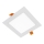 APLED - Spot encastrable de salle de bain SQUARE LED/12W/230V IP40 17x17 cm blanc