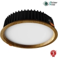 APLED - Spot encastrable LED RONDO WOODLINE LED/18W/230V 3000K d. 26 cm chêne bois massif