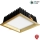 APLED - Spot encastrable LED SQUARE WOODLINE LED/12W/230V 4000K 17x17 cm pin bois massif