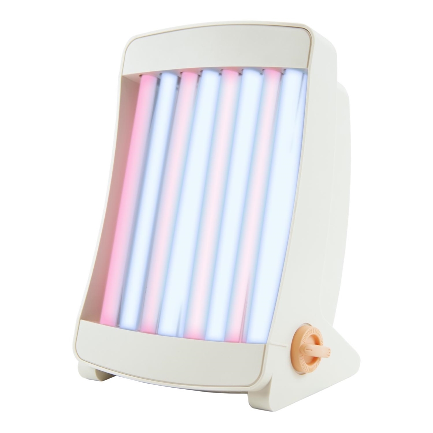 Appareil de bronzage facial pour usage domestique, équipé de 8 tubes UV colorés — Cosmedico 130W/230V