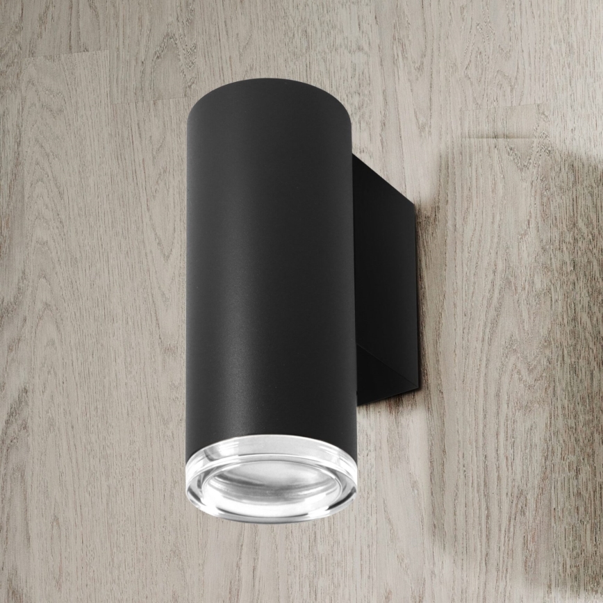 Applique de salle de bains LED RGBW dimmable TURYN 1xGU10/6,5W/230V 2700-6500K Wi-Fi IP44 noire
