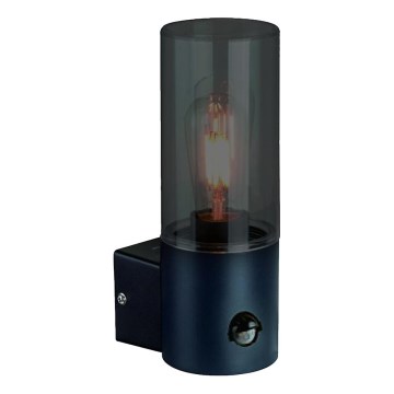 Applique extérieure avec détecteur de mouvement HARLEM 1xE27/60W/230V IP44 noir