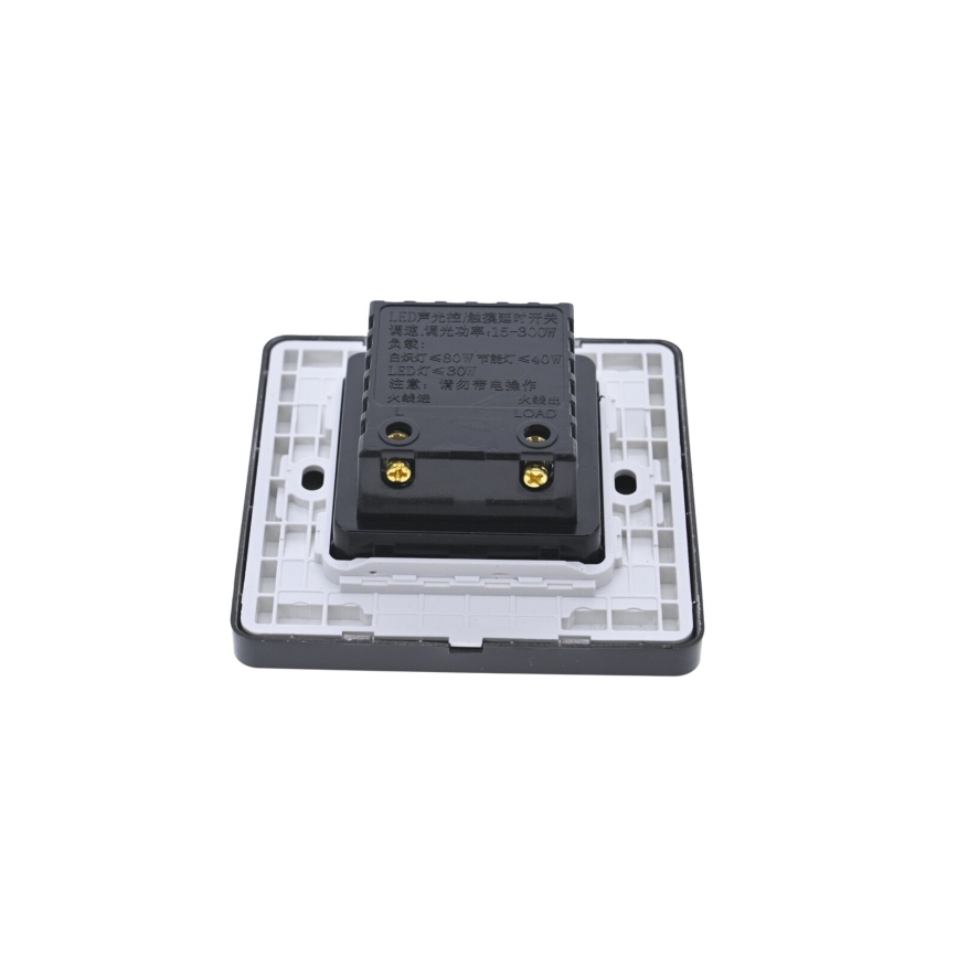Applique LED pour escalier avec capteur de mouvement et crépusculaire LED/3W/230V 3000K noir