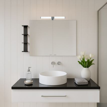 Applique LED pour miroir de salle de bains APA LED/6W/230V 40 cm IP44 chrome brillant