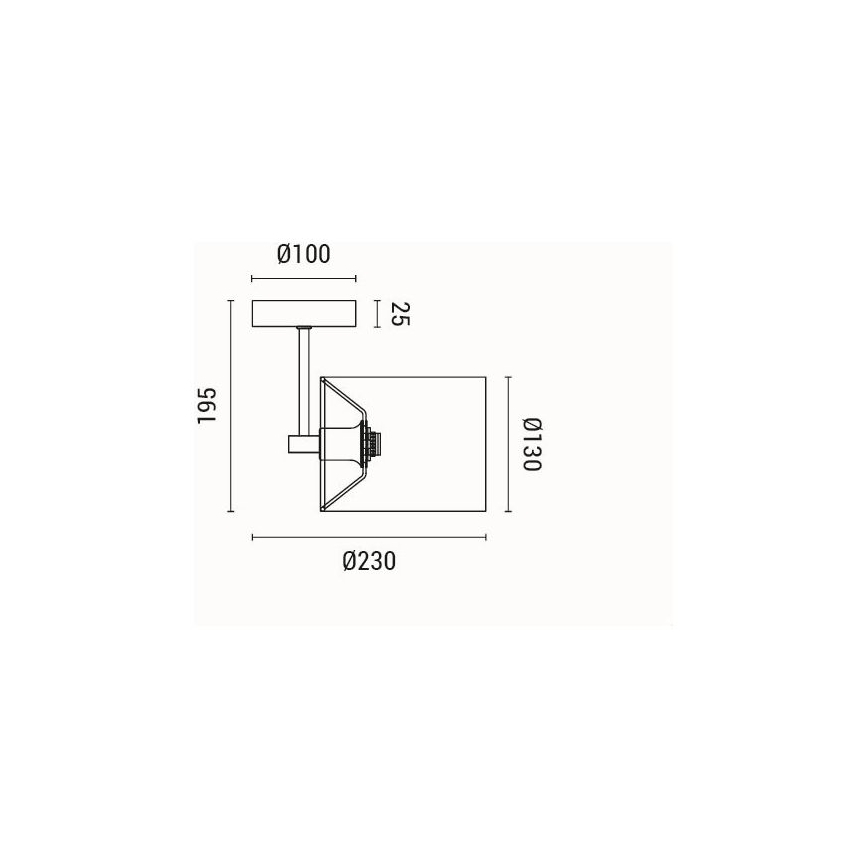 Applique murale 1xE14/15W/230V