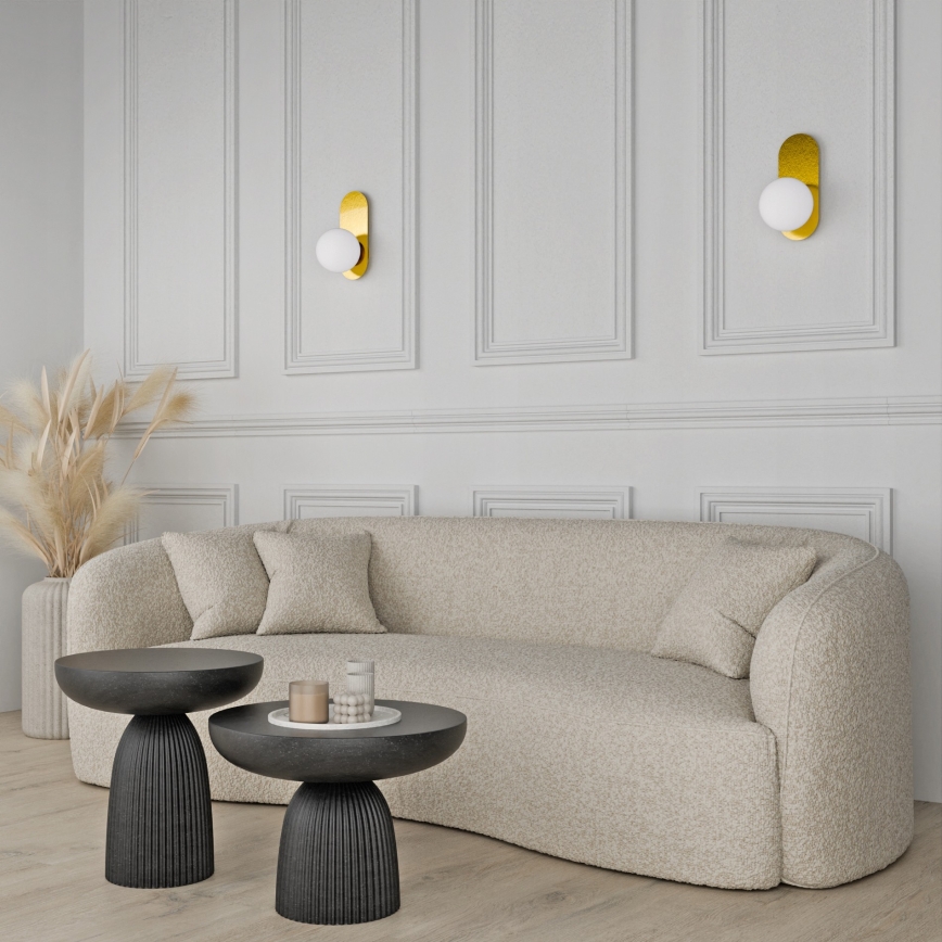 Applique murale 1xE27/40W/230V dorée/blanche