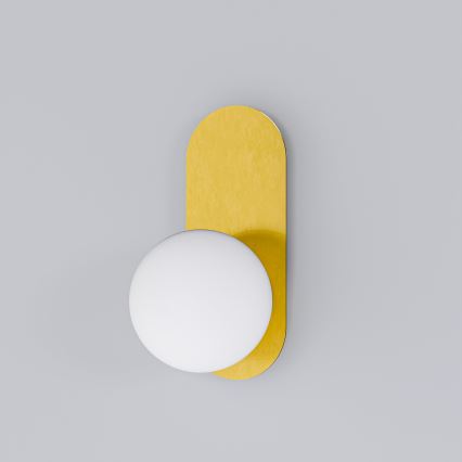 Applique murale 1xE27/40W/230V dorée/blanche