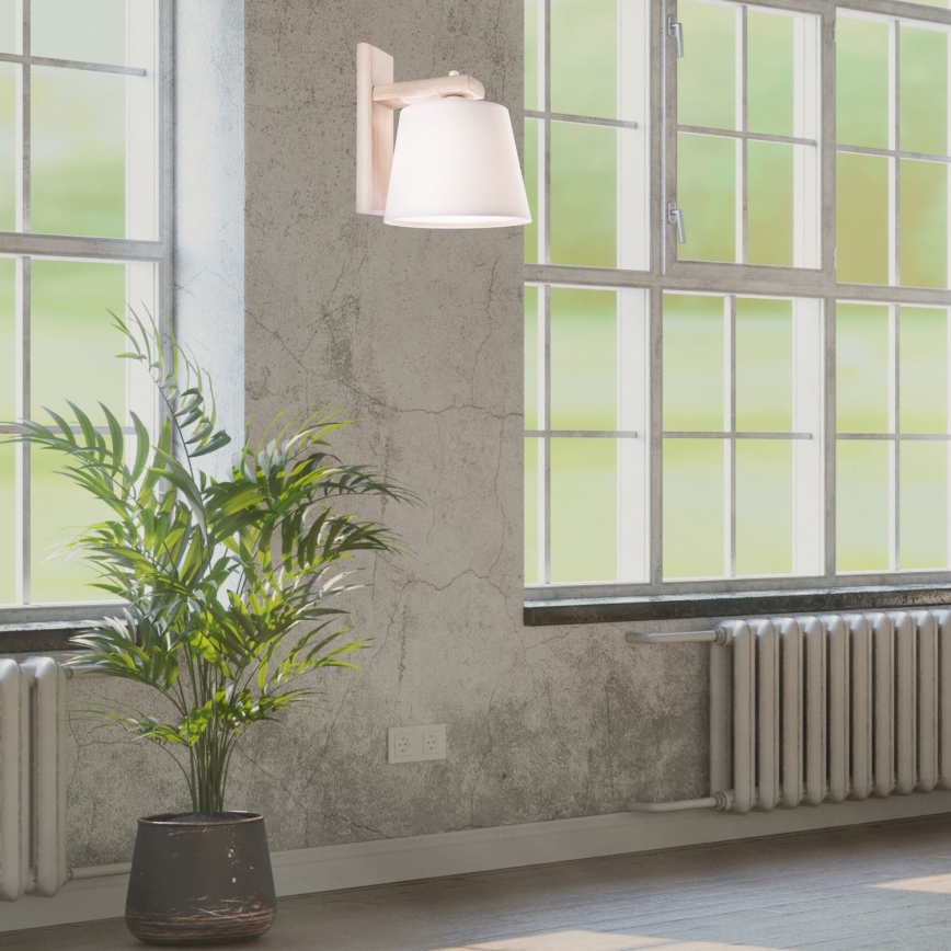 Applique murale 1xE27/60W/230V chêne