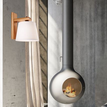 Applique murale 1xE27/60W/230V chêne
