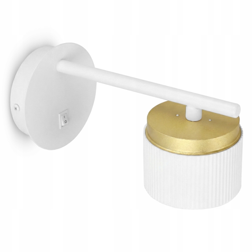 Applique murale 1xGX53/35W/230V blanc/doré