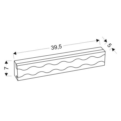 Applique murale à intensité variable FRONT LED/10W/230V