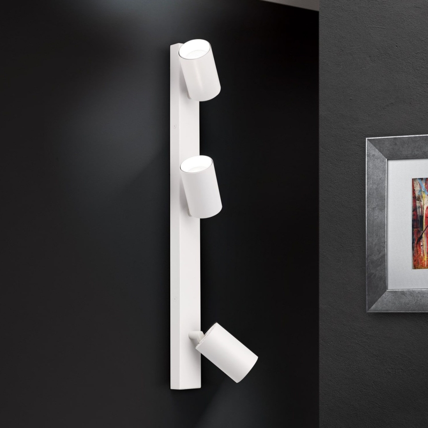 Applique murale à spots SEAN 3xGU10/13W/230V blanche