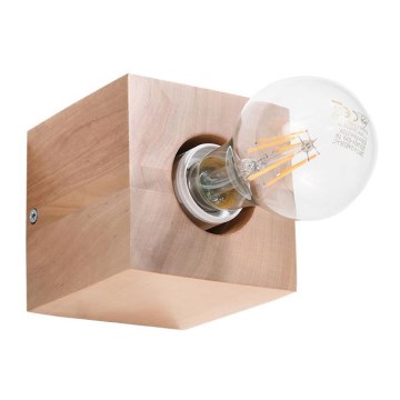 Applique murale ABEL 1xE27/15W/230V hêtre