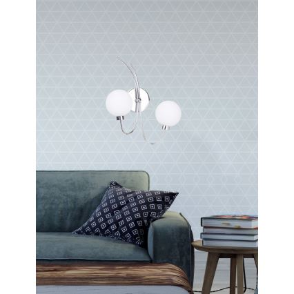 Applique murale AGAPANT 2xG9/40W/230V chrome brillant