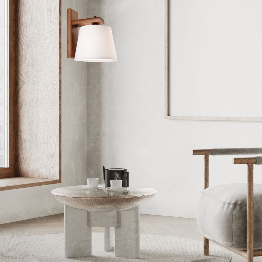 Applique murale AIDA 1 x E27, 60 W, 230 V, chêne