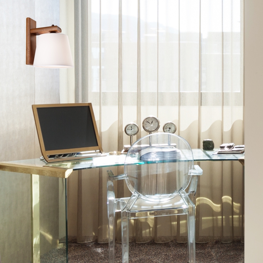 Applique murale AIDA 1 x E27, 60 W, 230 V, chêne