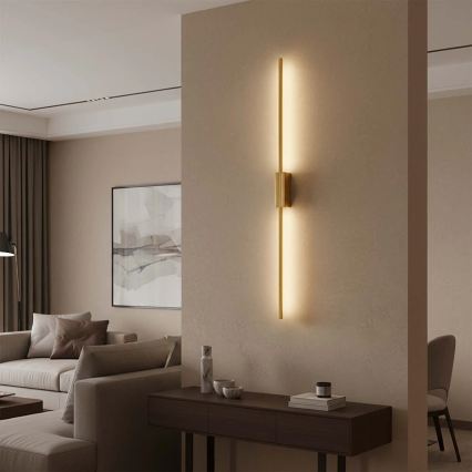Applique murale AISHA LED/20W/230V 4000K 120 cm dorée