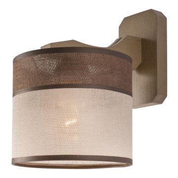 Applique murale ANDREA 1xE27/60W/230V hêtre