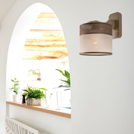 Applique murale ANDREA 1xE27/60W/230V hêtre