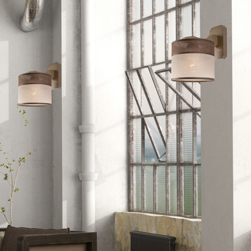 Applique murale ANDREA 1xE27/60W/230V hêtre