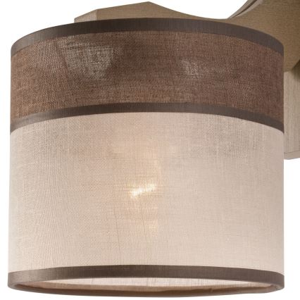 Applique murale ANDREA 1xE27/60W/230V hêtre