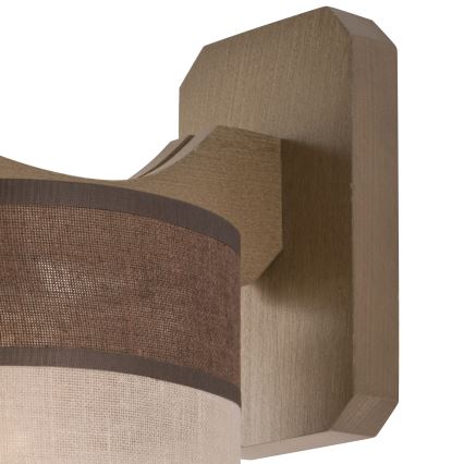 Applique murale ANDREA 1xE27/60W/230V hêtre